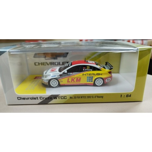 PR64CRUZE12MWTC - 1/64 CHERVOLET CRUZE WTCC MACAU 2012 NO.20 DARRYL O'YOUNG (JP) ON BASE