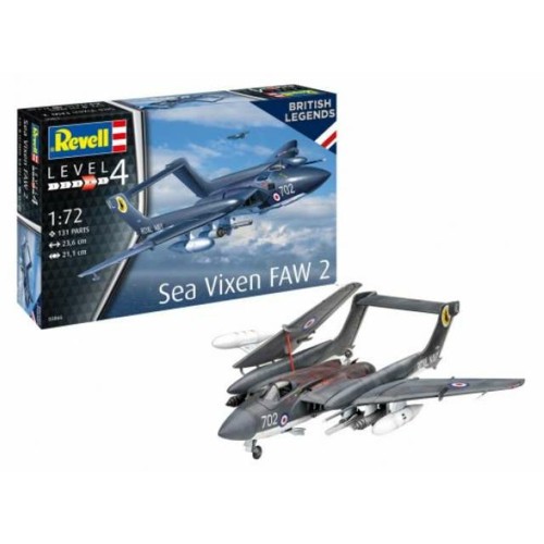 R03866 - 1/72 BRITISH LEGENDS: SEA VIXEN FAW 2 70TH ANNIVERSARY (PLASTIC KIT)