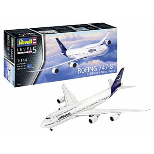 R03891 - 1/144 BOEING 747-8 LUFTHANSA NEW LIVERY (PLASTIC KIT)