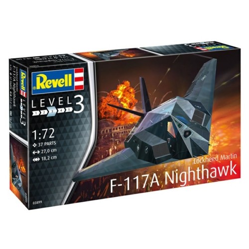 R03899 - 1/72 F-117 STEALTH FIGHTER (PLASTIC KIT)