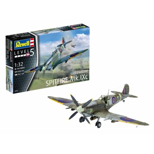 R03927 - 1/32 SPITFIRE MK.IXC (PLASTIC KIT)