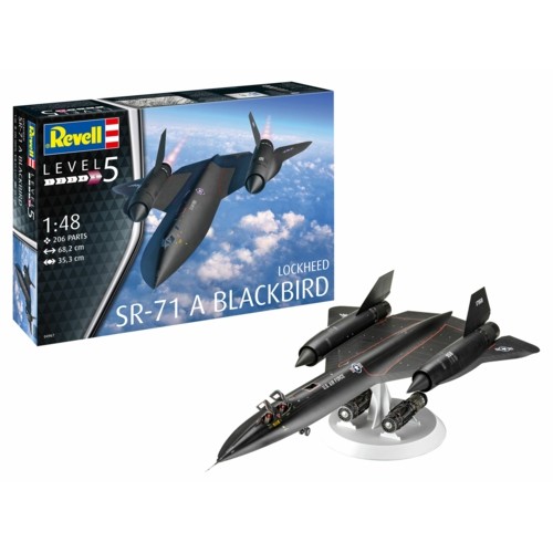 R04967 - 1/48 LOCKHEED SR-71 BLACKBIRD (PLASTIC KIT)