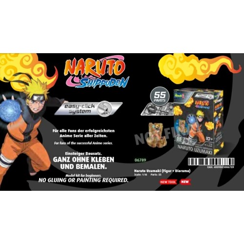 R06789 - 1/16 NARUTO UZUMAKI (EASY-CLICK) - FIGURE DIORAMA (PLASTIC KIT)