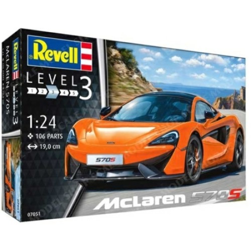 R07051 - 1/24 MCLAREN 570S (PLASTIC KIT)