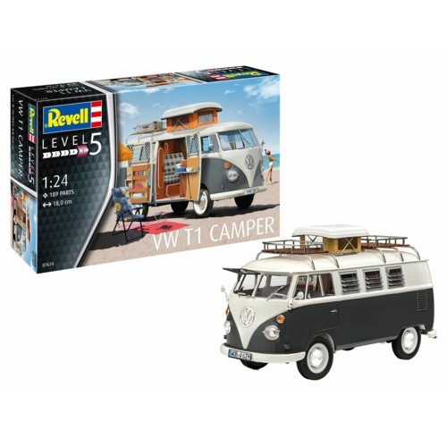 R07674 - 1/24 VW T1 CAMPER (PLASTIC KIT)