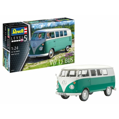 R07675 - 1/24 VW T1 BUS (PLASTIC KIT)