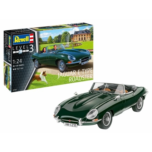 R07687 - 1/24 JAGUAR E-TYPE ROADSTER (PLASTIC KIT)