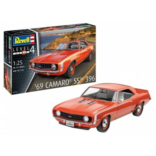 R07712 - 1/25 69 CAMARO SS (PLASTIC KIT)