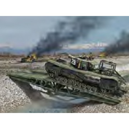 R63297 - 1/76 MODEL SET CHURCHILL A.V.R.E. (PLASTIC KIT)