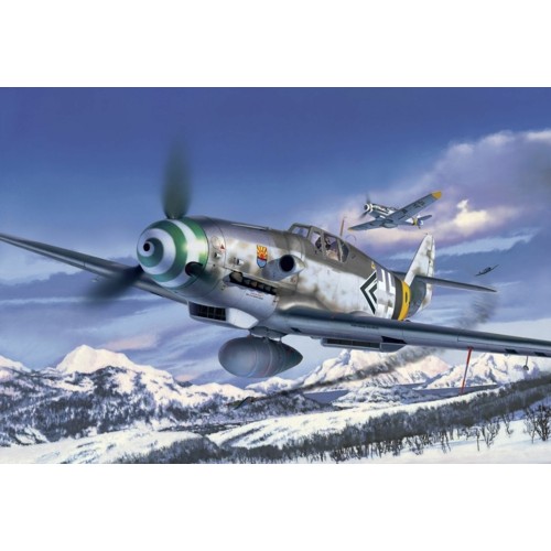 R63653 - 1/48 MODEL SET MESSERSCHMITT BF109G-6 EASY-CLICK-SYSTEM (PLASTIC KIT)