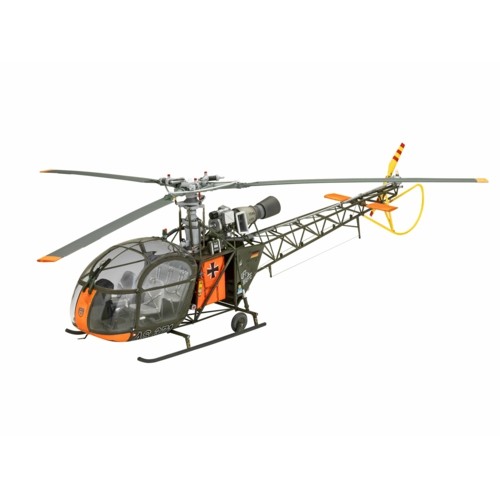 R63804 - 1/32 MODEL SET ALOUETTE II (PLASTIC KIT)