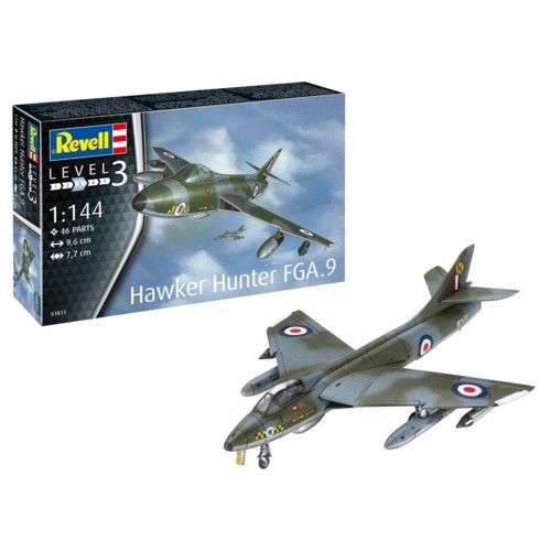 R63833 - 1/72 MODEL SET HAWKER HUNTER FGA.9 (PLASTIC KIT)