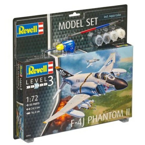 R63941 - 1/72 F-4J PHANTOM II MODEL SET (PLASTIC KIT)