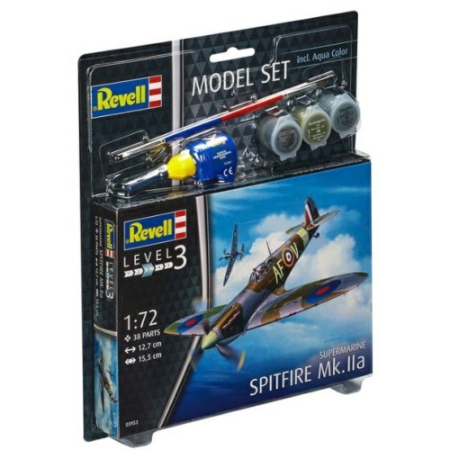 R63953 - 1/72 SPITFIRE MK.IIA MODEL SET (PLASTIC KIT)