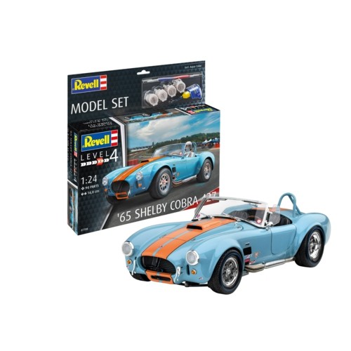 R67708 - 1/24 MODEL SET 65 SHELBY COBRA 427 (PLASTIC KIT)