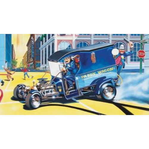 RVM4194 - 1/24 PADDY WAGON WITH FIGURES (PLASTIC KIT)