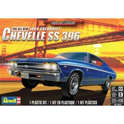 RVM4492 - 1/25 CHEVELLE SS 1969 (PLASTIC KIT)