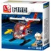 SLM38-B0622C - FIRE SMALL FIRE TRUCK 76PCS