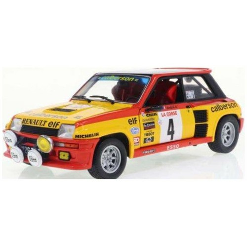 SOL1801314 - 1/18 RENAULT 5 TURBO YELLOW NO.4 RAGNOTTI/ANDRIE TOUR DE CORSE 1980