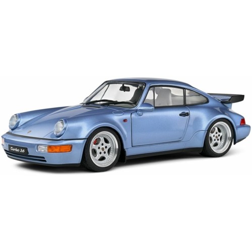 SOL1803408 - 1/18 PORSCHE 911 (964) TURBO BLUE 1990