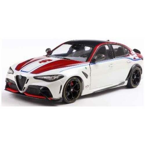 SOL1806907 -  1/18 ALFA ROMEO GIULIA GTA-M BIANCO I ROSSO WHITE 2023