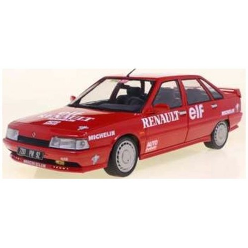 SOL1807707 - 1/18 RENAULT 21 MK.1 TURBO RED RECORD DE VITESSE SUR GLACE 1988