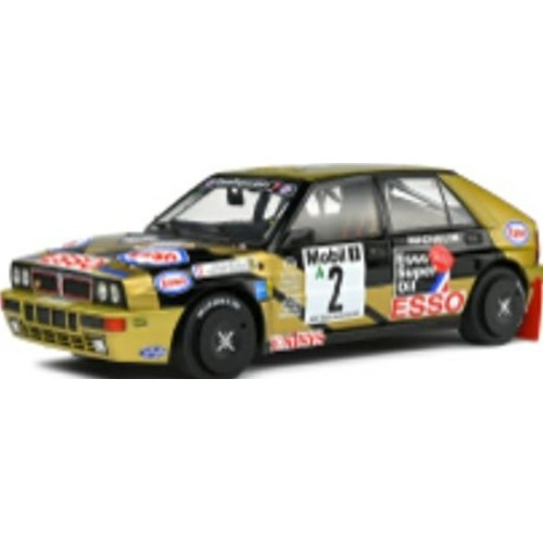 SOL1807805 - 1/18 LANCIA DELTA HF INTEGRALE BLACK ADAC RALLY DEUTSCHLAND 1989