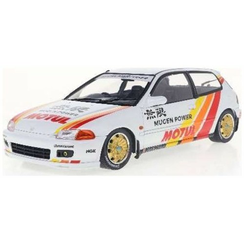 SOL1810404 - 1/18 HONDA CIVIC (EG6) SOLIDO WORKS MUGEN RACING WHITE 1992