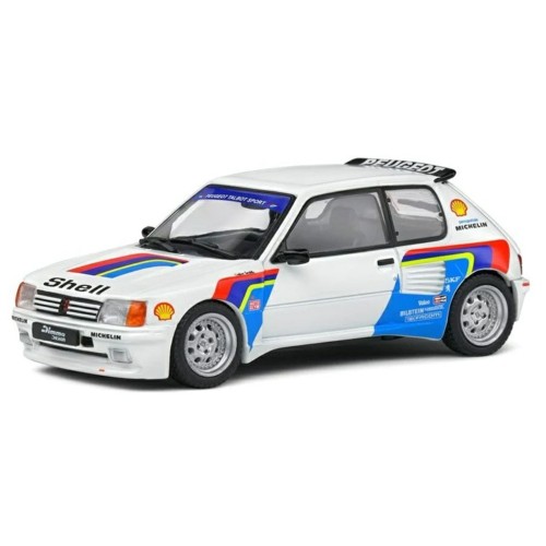 SOL4310805 - 1/43 PEUGEOT 205 DIMMA WHITE 1992 RALLYE TRIBUTE