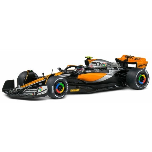 SOL4317801 - 1/43 MCLAREN MCL60 ORANGE L.NORRIS GB GP 2023 GREAT BRITAIN GP 2023