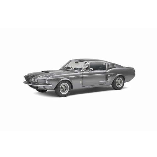 SOLA1802905 - 1/18 SHELBY MUSTANG GT500 GRE/BLACK STRIPES