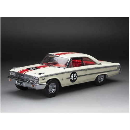 SUNH1474 - 1/18 FORD GALAXIE 500/XL 1963 NO.45 JACK SEARS 1S 1963 BRITISH SALOON CAR CHAMPIONSHIP