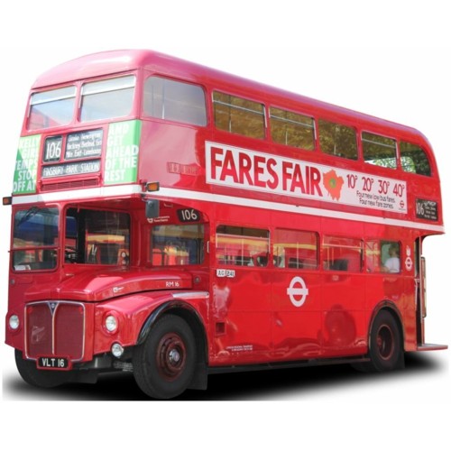 SUNH2944 - 1/24 ROUTEMASTER BUS RM16 VLT 16 RED