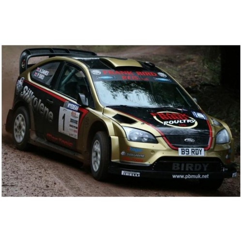 SUNH3982 - 1/18 FORD FOCUS RS WRC 08 NO.1 P.BIRD AND A.DAVIES WINNER WYEDEAN FOREST RALLY