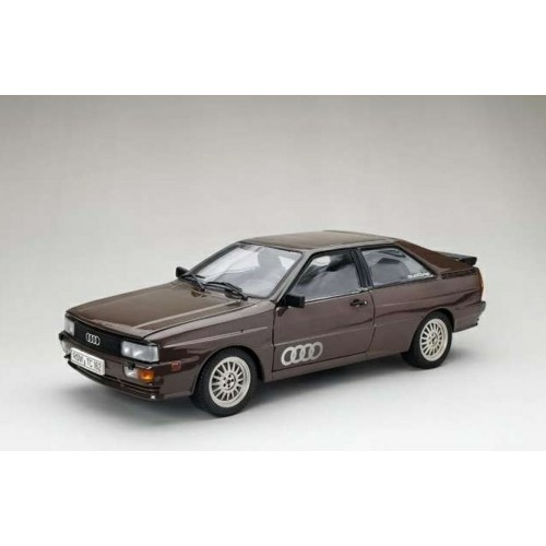 SUNH4162 - 1/18 AUDI QUATTRO METALLIC BROWN 1981