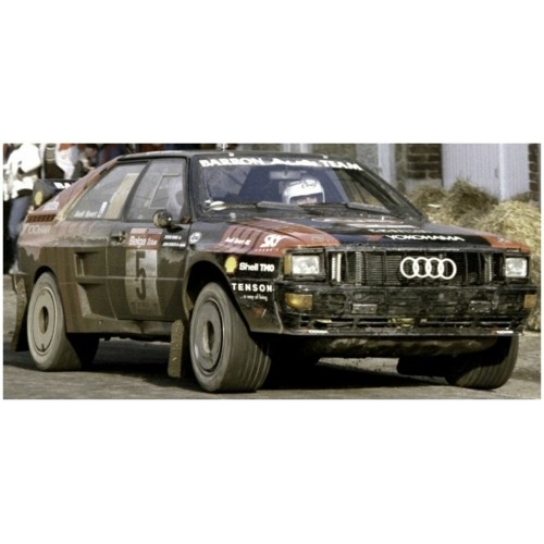 SUNH4257 - 1/18 AUDI QUATTRO A2 NO5 J.BOSCH/S.BOND CIRCUIT DES ARDENNES 1986