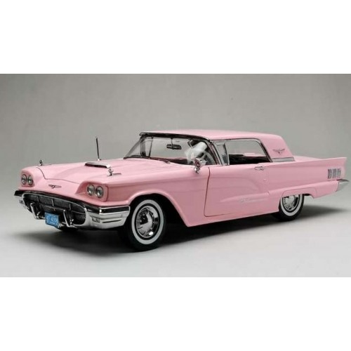 SUNH4308 - 1/18 FORD THUNDERBIRD HARD TOP PINK 1960