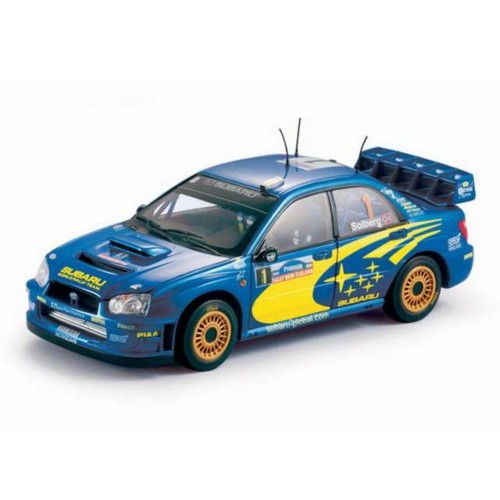 SUNH4368 - 1/18 SUBARU IMPREZA NZ04 WRC04 P.SOLBERG/MILLS WINNER 2004 RALLY NEW ZEALAND