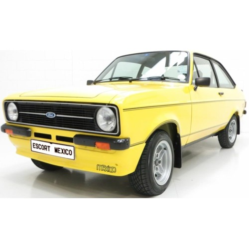 SUNH4632R - 1/18 FORD ESCORT MKII RS MEXICO 1976 SIGNAL YELLOW (RHD)