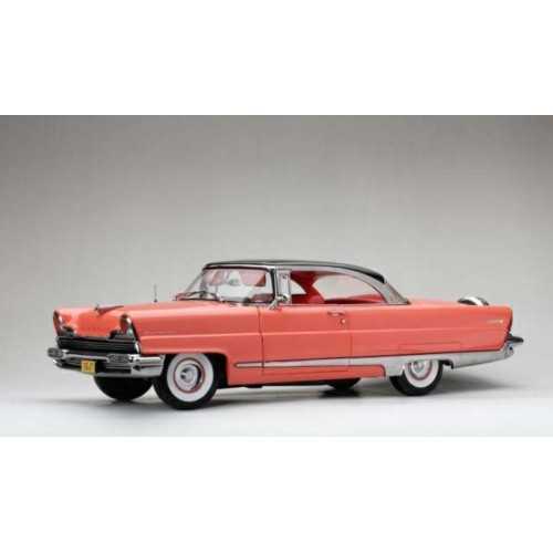 SUNH4657 - 1/18 LINCOLN PREMIERE HARD TOP ROSE/BLACK 1956