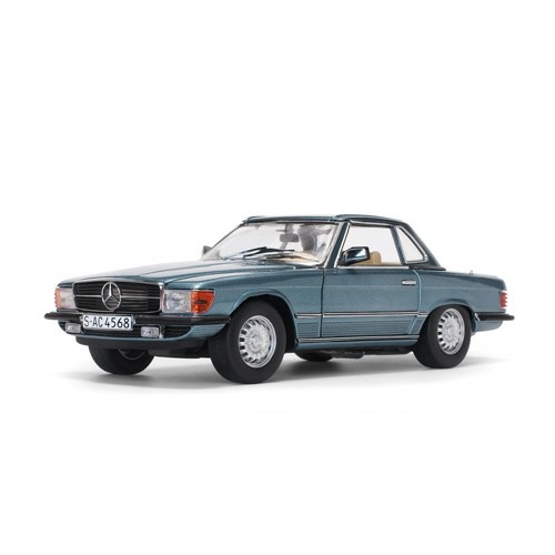 SUNH4666 - 1/18 MERCEDES-BENZ 350 SL HARD TOP BLUE 1977