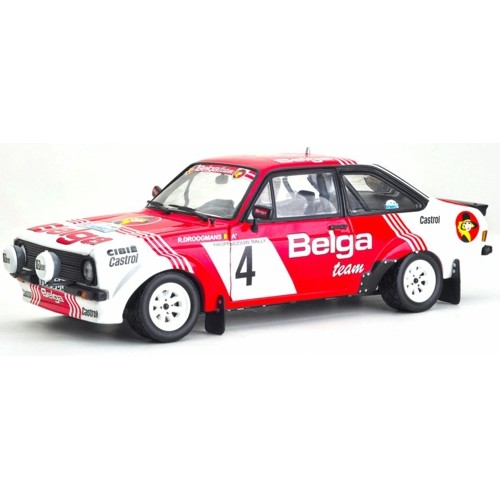 SUNH4853 - 1/18 FORD ESCORT RS1800 MKII NO.4 R.DROOGMANS R.JOOSTEN 4TH LOTTO HASPENGOUW RALLY 1981