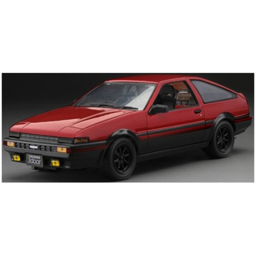 SUNH51004 - 1/24 TOYOTA SPRINTER TRUENO GT APEX (AE86) RED/BLACK