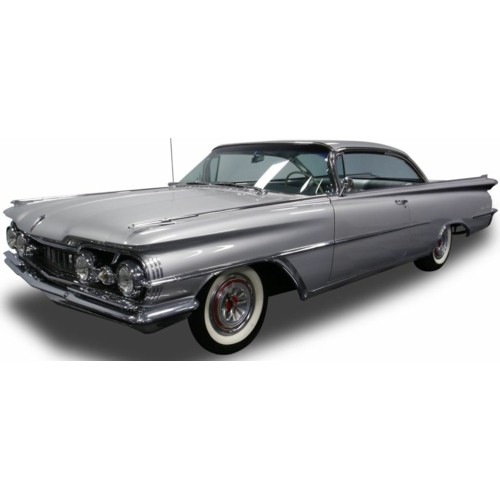 SUNH5247 - 1/18 OLDSMOBILE 98 HARD TOP SILVER MIST 1959