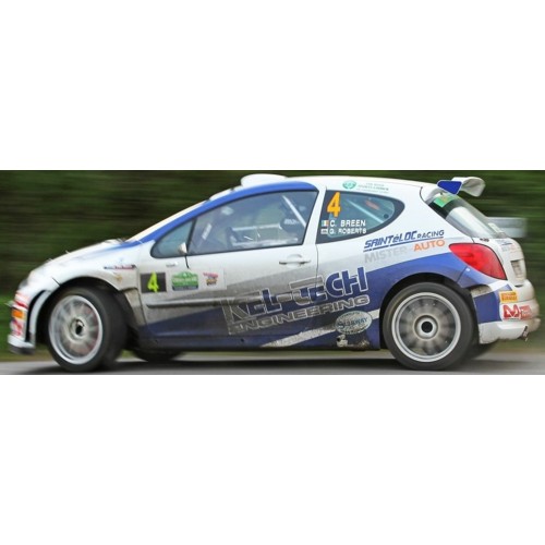 SUNH5438 - 1/18 PEUGEOT 207 S2000 NO.4 C.BREEN/G.ROBERTS CIRCUIT OF IRELAND 2012