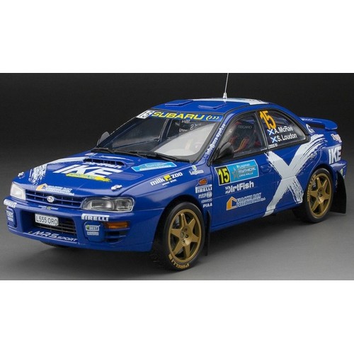 SUNH5529 - 1/18 SUBARU IMPREZA 555 NO.15 A.MCRAE/S.LOUDON LOGIMAN MYTHICAL CARS RALLY 2023