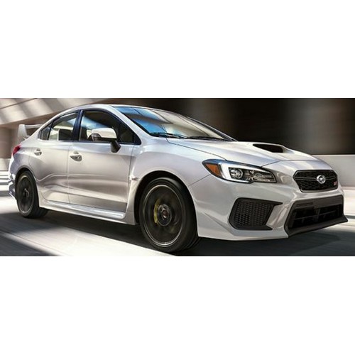 SUNH5556 - 1/18 SUBARU WRX STI 2018 CRYSTAL WHITE PEARL CUSTOMISED VERSION