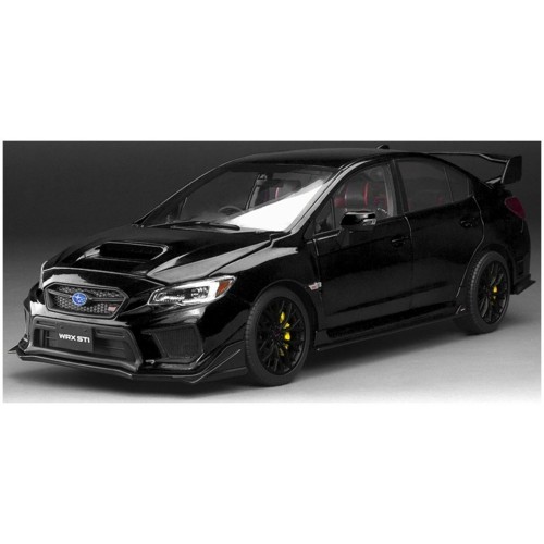 SUNH5557 - 1/18 SUBARU WRX STI 2018 CUSTOMISED VERSION CRYSTAL BLACK SILICA