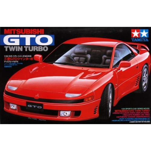 TAM24108 - 1/24 MITSUBISHI GTO TWIN TURBO (PLASTIC KIT)