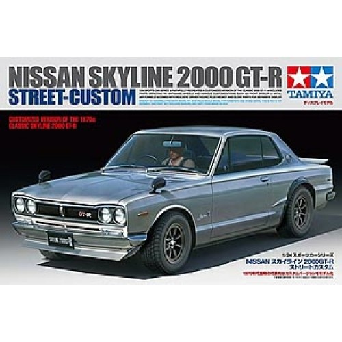 TAM24335 - 1/24 SKYLINE 2000 GT-R ST CUSTOM 1969 (PLASTIC KIT)